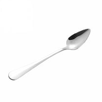 ACDANC Reusable 2Pc Thick Stainless Steel Grapefruit Spoon Dessert Spoon Serrated Edge, Food Grade for Home Kitchen Restaurant Hotel, Home Utensils Dessert Spoons