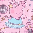 thumbnail image 6 of Peppa Pig Toddler Girls Sweatshirts Character Graphic Tops and Velvet Flared Pants Pink 2 Pieces Set Size 2T, 6 of 10