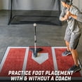 thumbnail image 6 of GoSports Baseball and Softball Hitting Mat for Batting Stance Practice - 6 x 4 ft, 6 of 7