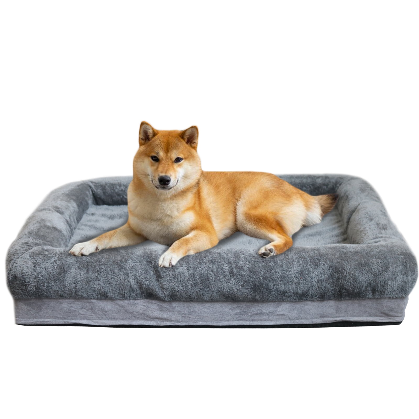 FKSLIFE Luxury Dog Bed Orthopedic Dog Beds Removable Machine Washable Cover and Waterproof Liner Pad Pet Bed
