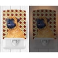 thumbnail image 2 of Caroline's Treasures SS4336CNL Mastiff Fall Leaves Portrait Ceramic Night Light, 6x4x3", multicolor, 2 of 2