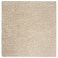thumbnail image 6 of SAFAVIEH Athens Lavena Solid Shag Area Rug, Beige, 6'7" x 6'7" Square, 6 of 8