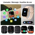 thumbnail image 3 of Colmi C8max Dorada 1.93'' Reloj Inteligente Monitoreo De Estrés Y Sueño Llamadas De Voz Lectura De Mensajes Smartwatch Deportivo Para Hombre Y Mujer Correas De Silicona Y Magnéticas Carga Inalámbrica, 3 of 8