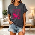 thumbnail image 5 of Women's Dolly Shirts Unisex Dolly Country Music Graphic T‑Shirt, Crewneck Short Sleeve Vintage Tee Loose Fit Casual Retro Tops for Women Daily Wear XL, 5 of 5