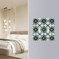 thumbnail image 4 of Yayeee Toggle Light Switch Wall Plate 2-Gang 4.56"x4.48" Decorative Outlet Cover, Gold Geometric Pattern, 4 of 7
