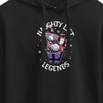 thumbnail image 3 of The Nightmare Before Christmas - Naughty List Legends - Juniors Cropped Pullover Hoodie, 3 of 5