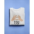 thumbnail image 3 of Love You Ti The Moon And Back! Sweatshirt Women -Image by Shutterstock, Female Large, 3 of 4