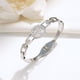 thumbnail image 3 of High End Pulsera de Acero Inoxidable Mujer No Fading Moda High End Versátil Commuting Pulsera Abierta, 3 of 4