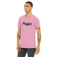 thumbnail image 2 of Daxton Adult Unisex Tshirt Maryland Script with Vertical on the Back, Pink Black, 3XL, 2 of 3