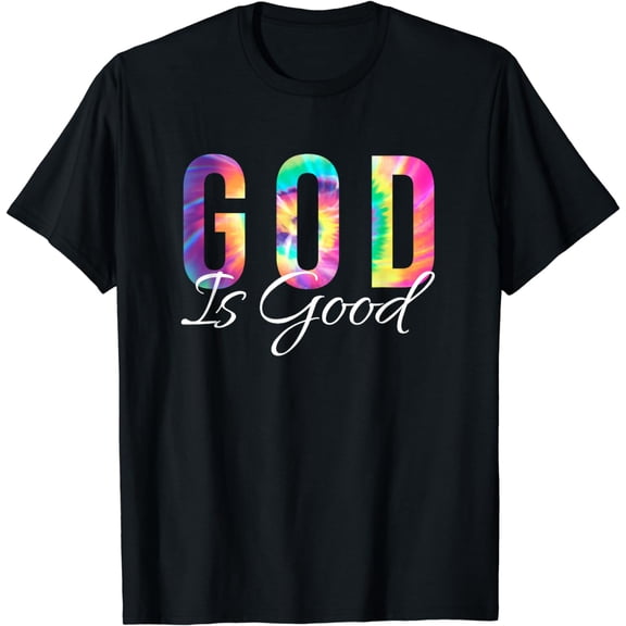 t-shirtGod Is Good Bible Verse Psalm Christian Faith Jesus Tie Dye T-Shirt mens t shirt,black,women,funny,misfits,men,journey