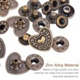 thumbnail image 4 of BRIGHTFUFU 20 Sets Decorative Buttons Dark Brown Retro Design for Fashion Accessory, 4 of 8