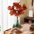 thumbnail image 1 of Openpig Home Decorations Fall Decor Artificial Silk Maple Leaves Branches Fall Stems Faux Maple Leaves For Wedding Bouquet Table, 1 of 6