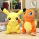 thumbnail image 2 of Pokemon Pikachu muñeco de peluche juguete Anime Squirtle Charmander Bulbasaur Psyduck juguetes de peluche llavero dibujos animados niños regalo de cumpleaños de Navidad, 2 of 5