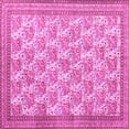 thumbnail image 1 of Ahgly Company Indoor Square Persian Pink Traditional Area Rugs, 7' Square, 1 of 4