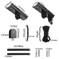 thumbnail image 6 of Housolution Bike Hoist,1 Pack Hoist Pulley System with 88Lbs, Fit 10-16Feet High Ceilings, Heavy-Duty Overhead Ceiling Storage System for Road, MTB, Fat Tire, Ebike Hanger, Ladders, Snowboard, 6 of 8