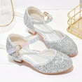 thumbnail image 6 of Akiihool Mary Jane Shoes Girls Toddler Little Girl Mary Jane Dress Shoes Ballet for Girl Party School Shoes Princess Shoes (Silver,11.5), 6 of 8