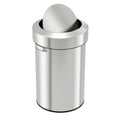thumbnail image 4 of iTouchless Titan 17 Gallon Swing Open Trash Can, Stainless Steel Self-Balance Flip Top Lid Commercial Grade 64 Liter Garbage Can is Perfect for Kitchen, Home, Office, Business, Restaurant, Restroom, 4 of 7