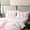 Pink W, variant on Pink Bow Cotton Duvet Cover Twin Size,Initial Letter A Chic Romantic Bedding Set with 1 Pillow Sham,Princess Style Bowknot Love Hearts Girly Fairy Comforter Cover(No Filler),2 Pcs