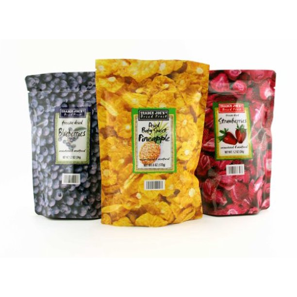 Trader Joe's Freeze Dried Fruit Assortment (Blueberries, Strawberries