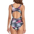 thumbnail image 4 of RKSTN Bikini pour Femmes Maillot de Bain une Pièce Imprimé Aguichant avec Rembourrage, 4 of 4