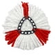 thumbnail image 1 of Zhuge Cabeza de trapeador giratoria triangular - robusta y eficiente para limpieza profunda, roja, 3 piezas, 1 of 5