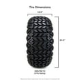 thumbnail image 3 of 12" MODZ® Assault  Golf Cart Wheels and All Terrain Tires + Lift Kit Combo, 3 of 3