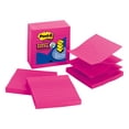 thumbnail image 3 of (3 pack) Post-it Super Sticky Lined Pop-up Notes, 4" x 4", Fuschia, 5 Pads, 3 of 4