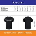 thumbnail image 2 of Gildan Softstyle Crewneck CVC T-Shirts, 60/40 Cotton/Polyester Adult Short Sleeve Tee, XL Gunmetal, 2 of 6