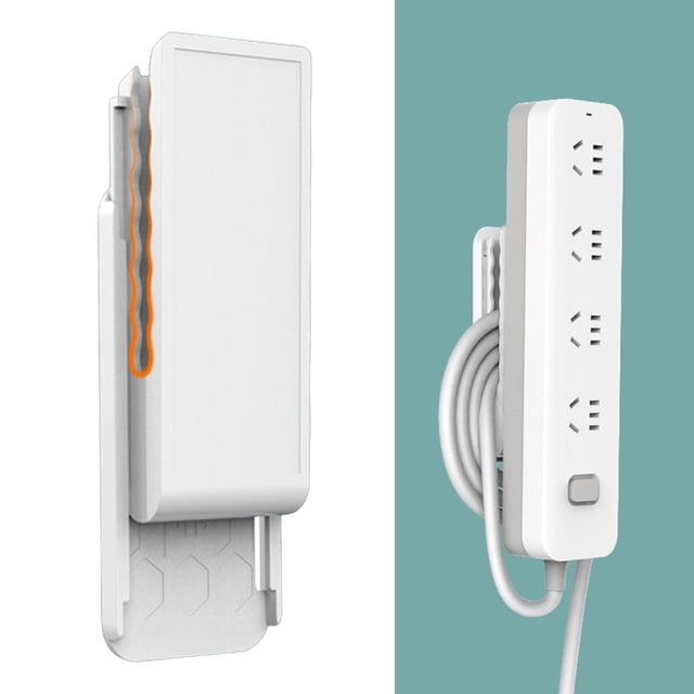 Organizador de cables Perfecl Soporte del cable autoadhesivo para oficina Escritorio Blanco