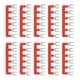 thumbnail image 1 of Tira Tipo Horquilla De Barrera, Cobre Rojo 400V 25A Tira De Terminales De Vaina De PVC Compatible De Ancho Para Electrodomésticos, 1 of 8