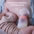 thumbnail image 4 of Frida Mom 2-in-1 Manual Breast Pump with Hands-Free Silicone Suction Cup, Milk Collector, Wireless Ergonomic Handle, and SoftFeel Flange for Breastfeeding, 4 of 6