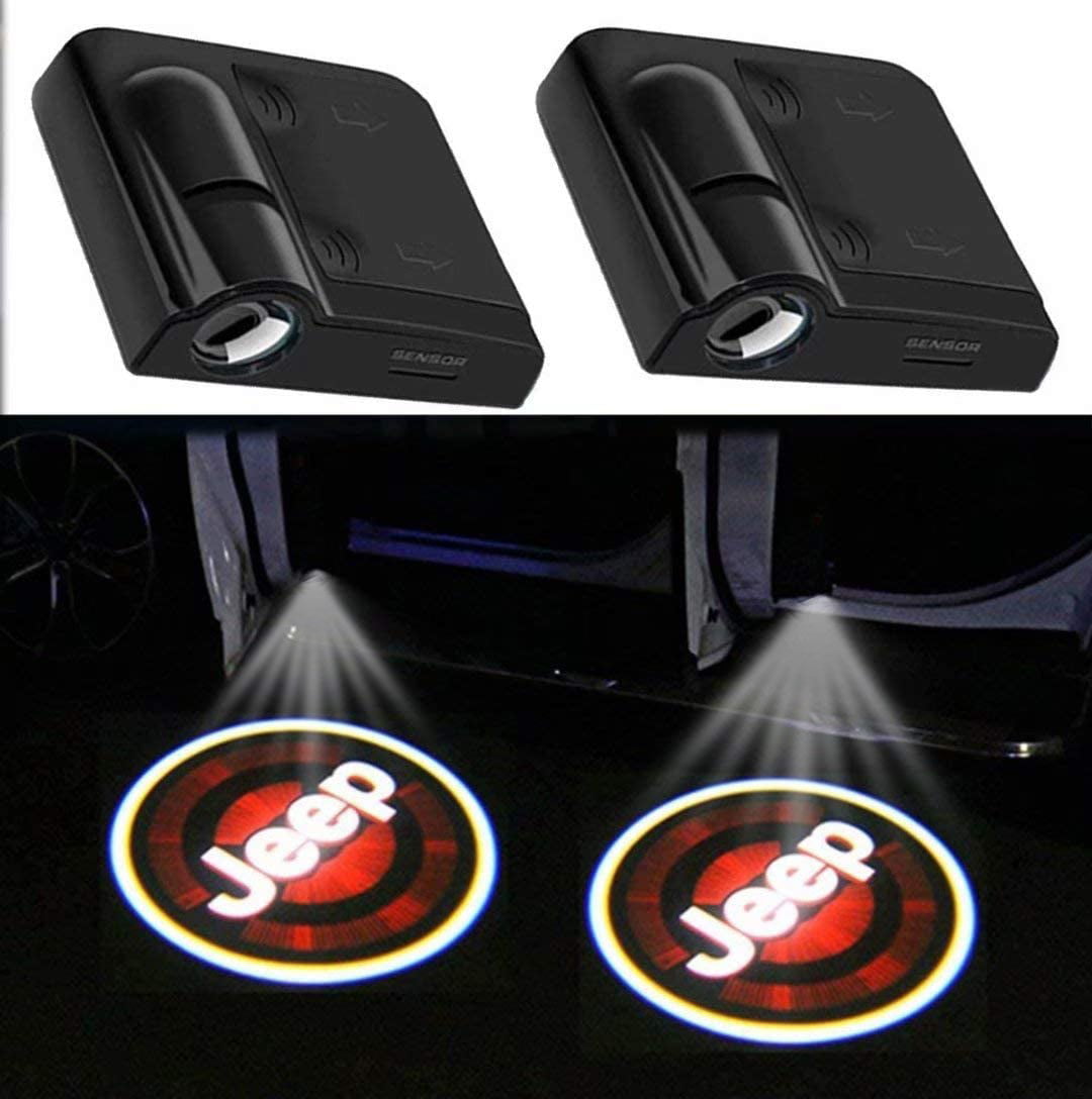 2Pieces For Mercedes Benz Wireless Car Door Logo Light LED HD Welcome Courtesy Ghost Shadow Projector Lamp Fit for Mercedes Benz All Cars
