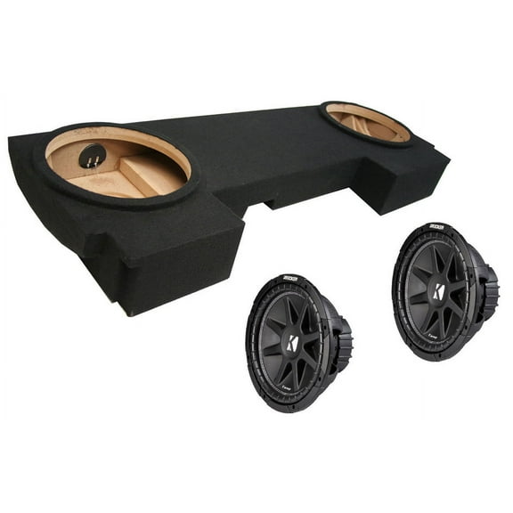 Kicker Chevy Silverado 2500HD 01-07 43C124 12" 150W Sub & Dual 12" Sub Box