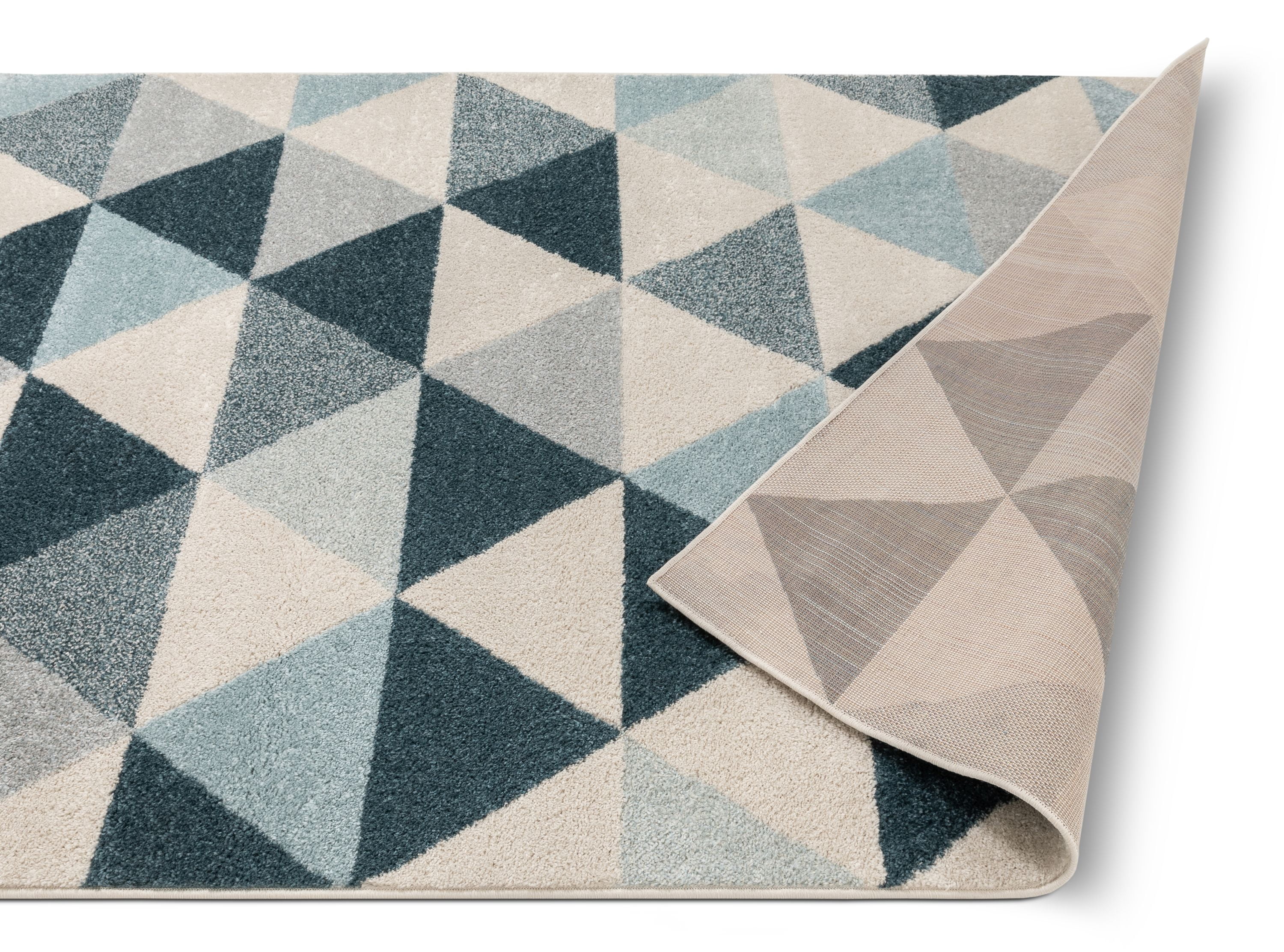 Well Woven Mystic Alvin Mid-Century Modern Geometric Trellis Dark Blue 5'3" x 7'3" Area Rug