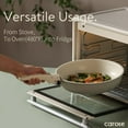 thumbnail image 6 of Carote Nonstick Cookware Sets, 11 Pcs Granite Non Stick Pots and Pans Set with Removable Handle, Green, 6 of 7