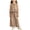 Z83 Brown, variant on Mifsaly Toddler Girls Cute Summer Outfits 2 Piece Plaid Sleeveless Ruffle Peplum Shirts and Wide Leg Pants Kids Casual Soft Boutique Apparel Playwear