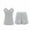#274-White, variant on Pajamas Set for Women Satin Camisole Sleepwear 2 Piece V-Neck Cami Top and Breathable Shorts Pjs