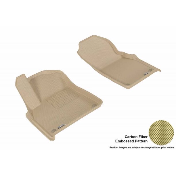 3D MAXpider 20172022 Fits Audi Q7 20192022 Q8 20202022 SQ7 SQ8 Kagu 1st Row Tan Carbon Fiber