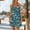 A54 Green, variant on Women's Casual Sleeveless Mini A-Line Dress Scoop Neck Leopard Animal Print Swing Sundress Flowy Lightweight Breathable Tunic Tank Dress Summer Beach Vacation Daily Wear