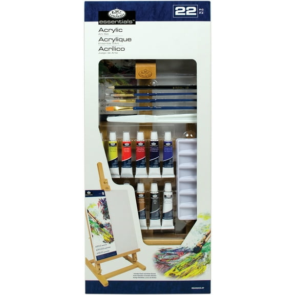 Royal & Langnickel Acrylic Paint H-Frame Easel Art Set - 22pc