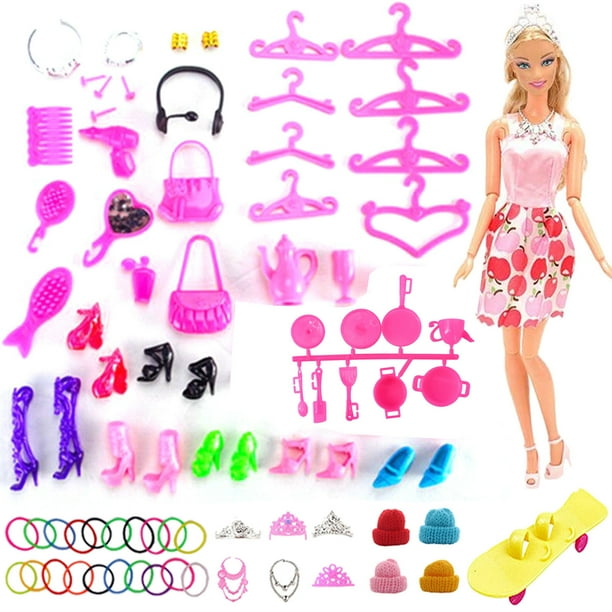 Barbie vêtements, mode vibrante et accessoire 2-pack pour poupées Barbie 