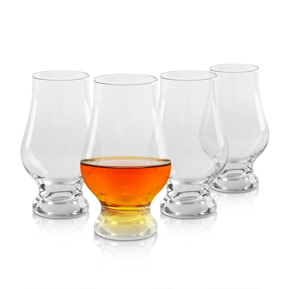 Copas de Cristal Whiskey Town para Degustar Whiskey Tequila 4 Piezas ...