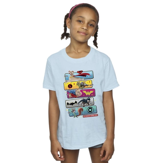 DC Comics Girls DC League Of Super-Pets Character Pose Cotton T-Shirt
