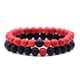 thumbnail image 1 of Pulseras para mujer, regalos para mujeres, 2 piezas para hombres y mujeres, cuentas de chakras de 8 mm, pulsera elástica de ágata de piedra natural, pulsera de ágata, 1 of 2