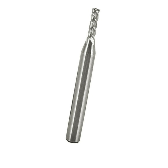4 Flute End Mill Cutter,HSS CNC 1/8x1/4 Flutes Solid Carbide Coated End Mills, New Condition with No Chips or Usage, Unflawed