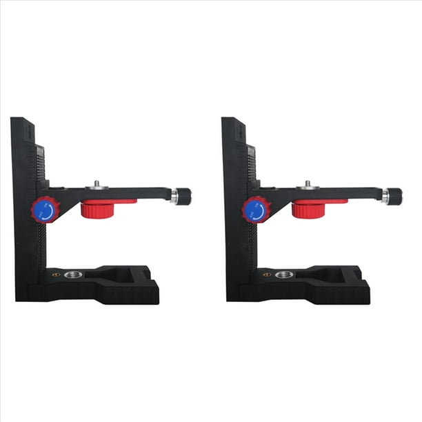2X Soporte Magnético de Base de Posicionamiento de Línea de Adaptador de Montaje Ajustable en Forma de L de 5/8 Pulgadas