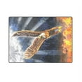 thumbnail image 3 of CADecor Eagle With Fire Couch Sofa or Bed Fleece Blanket Throw 58x80 inches, 3 of 3