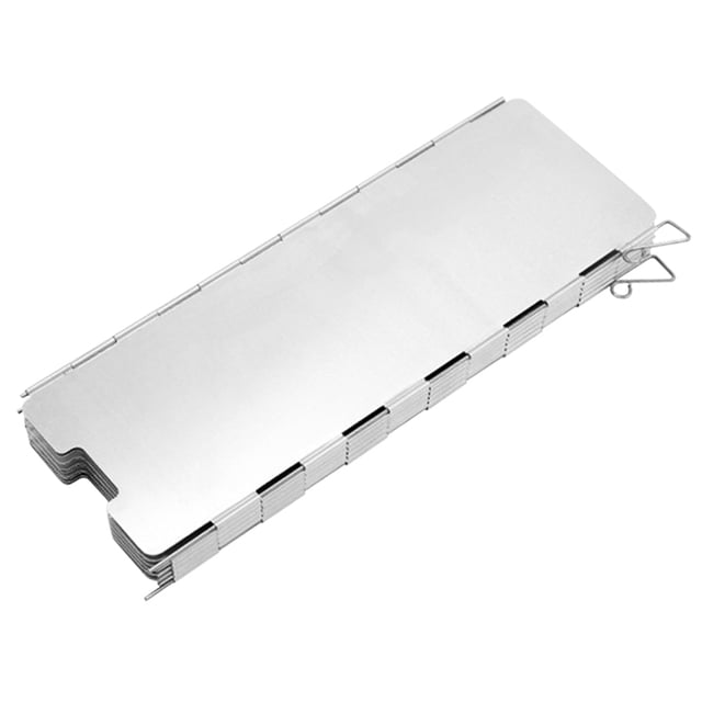 Estufa Camping 8 Placas Parabrisas Plegable para Gas Mochilero