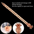 thumbnail image 7 of WSNIJFU Pineapple Pens Metal Ballpoint Pens Rose Gold Pens fo Office Supplies, 1.0 mm, Black Ink (12 Pieces), 7 of 7