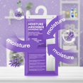 thumbnail image 4 of Absorbedor de humedad CLEVAST, 450 ml, paquete de 6 unidades, para armario, color lavanda, 4 of 7